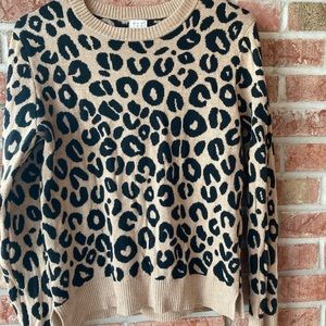 A New Day Cheetah Print Sweater